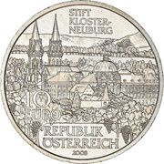 10 Euros Klosterneuburg Abbey obverse image