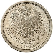 25 Pfennig - Wilhelm II Pattern obverse image