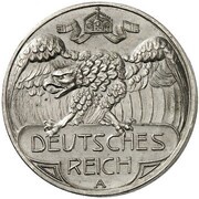 25 Pfennig - Wilhelm II Pattern obverse image