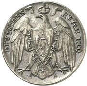 25 Pfennig - Wilhelm II Pattern obverse image