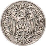 25 Pfennig - Wilhelm II Pattern obverse image
