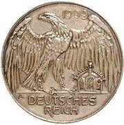 25 Pfennig - Wilhelm II Pattern obverse image