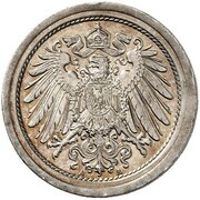 25 Pfennig - Wilhelm II Pattern obverse image