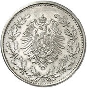 ½ Mark - Wilhelm I Pattern obverse image