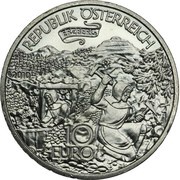 10 Euros Erzberg In Styria obverse image