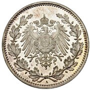50 Pfennig - Wilhelm II type 2 - small shield obverse image