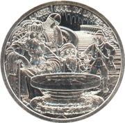 10 Euros Charlemagne in the Untersberg, Austria, 2010 reverse image