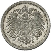 ½ Mark - Wilhelm II type 2 - small shield - Pattern obverse image