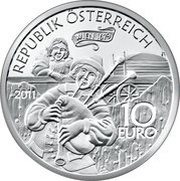 10 Euros Dear Augustine obverse image