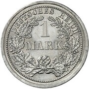 1 Mark - Wilhelm I, Frederick III and Wilhelm II Pattern obverse image