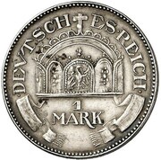 1 Mark - Wilhelm II Pattern obverse image