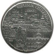 10 Euros Steiermark; Silver obverse image