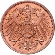 1 Mark - Wilhelm II type 2 - small shield - Pattern obverse image