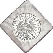 2 Mark - Wilhelm I Pattern obverse image