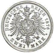 2 Mark - Wilhelm I Pattern obverse image