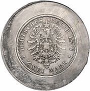 2 Mark - Wilhelm I Pattern obverse image
