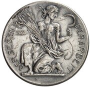 20 Mark - Wilhelm II Pattern, Germany, 1907 reverse image