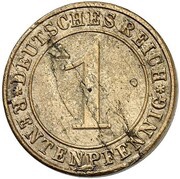 1 Rentenpfennig Pattern obverse image