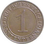 1 Rentenpfennig obverse image