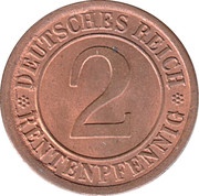 2 Rentenpfennig obverse image