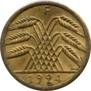 5 Rentenpfennig reverse image