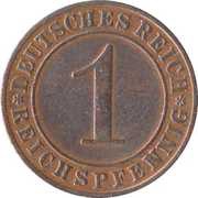 1 Reichspfennig obverse image