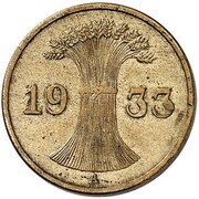 1 Reichspfennig Pattern obverse image