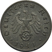 1 Reichspfennig obverse image