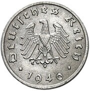 1 Reichspfennig Allied Occupation - Pattern obverse image