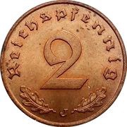 2 Reichspfennig reverse image