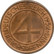 4 Reichspfennig reverse image