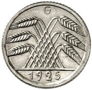 5 Reichspfennig Pattern obverse image