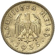5 Reichspfennig Pattern obverse image