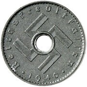 5 Reichspfennig military coinage - Pattern obverse image