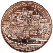 10 Euros Salzburg obverse image
