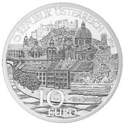 10 Euros Salzburg; Silver obverse image
