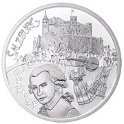 10 Euros Salzburg; Silver, Austria, 2014 reverse image