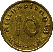 10 Reichspfennig reverse image