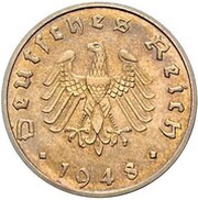 10 Reichspfennig Allied Occupation - Pattern obverse image