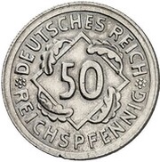 50 Reichspfennig Pattern obverse image