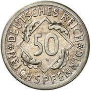 50 Reichspfennig Pattern obverse image