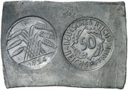 50 Reichspfennig Pattern obverse image