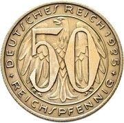 50 Reichspfennig - Pattern obverse image