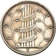50 Reichspfennig - Pattern, Germany, 1925 reverse image