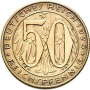 50 Reichspfennig - Pattern obverse image