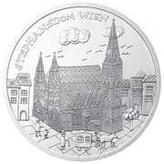 10 Euros Stephansdom Wien, Austria, 2015 reverse image