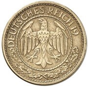 50 Reichspfennig Pattern obverse image