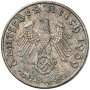 50 Reichspfennig Pattern obverse image