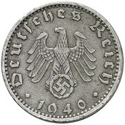 50 Reichspfennig Pattern obverse image
