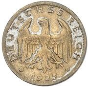 1 Reichsmark Pattern obverse image